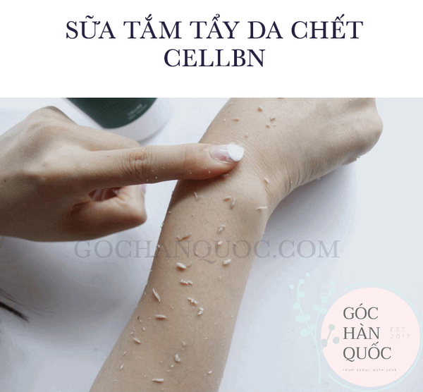  TẨY DA CHẾT TOÀN THÂN PEELING KHÔNG HẠT CELLBN 500ML 