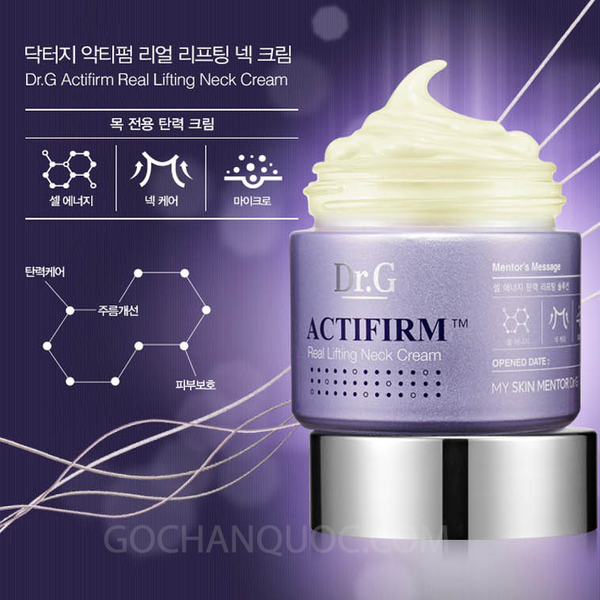  KEM DƯỠNG NÂNG CƠ CHỐNG LÃO HOÁ DR.G ACTIFIRM REAL LIFTING CREAM 50ML 