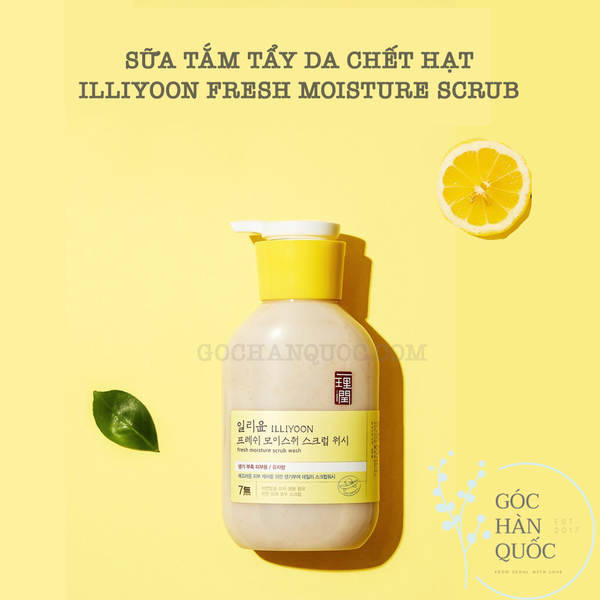  SỮA TẮM HẠT SCRUB TẨY DA CHẾT ILLIYOON 