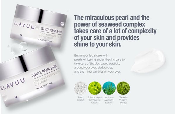  Kem Mắt Tinh Chất Ngọc Trai KLAVUU WHITE PEARLSATION Completed Revitalizing Pearl Eye Cream 