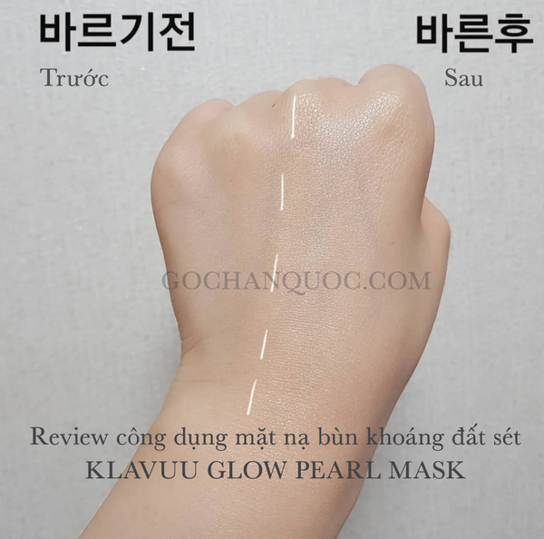  MẶT NẠ BÙN KHOÁNG CHIẾT XUẤT NGỌC TRAI KLAVUU PEARL GLOW MASK 