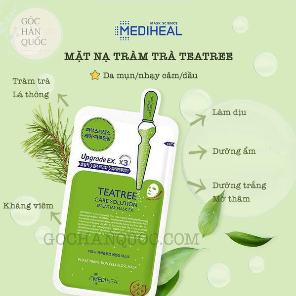  MẶT NẠ MEDIHEAL TRÀM TRÀ TEATREE CARE SOLUTION ESSENTIAL MASK 