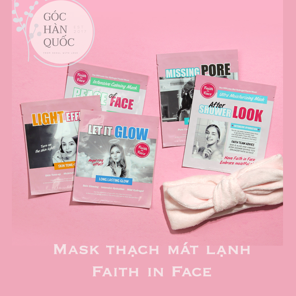  MẶT NẠ DẠNG THẠCH HYDROGEL FAITH IN FACE 