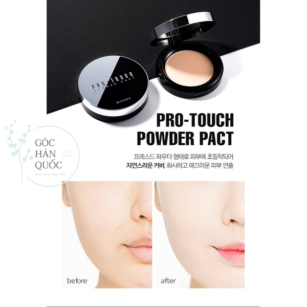  PHẤN PHỦ CHE KHUYẾT ĐIỂM SIÊU MỎNG NHẸ MISSHA PRO TOUCH POWDER PACT 