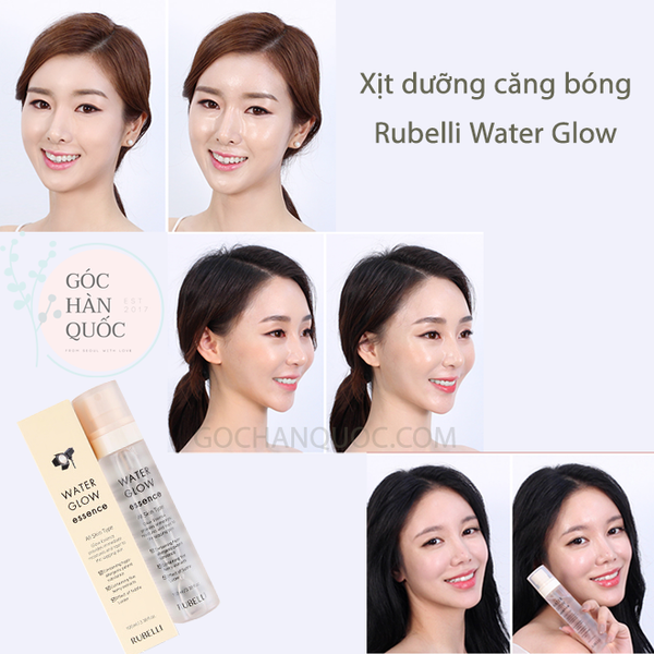  XỊT DƯỠNG CĂNG BÓNG RUBELLI WATER GLOW ESSENCE 