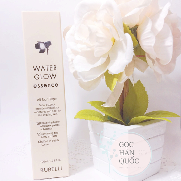  XỊT DƯỠNG CĂNG BÓNG RUBELLI WATER GLOW ESSENCE 