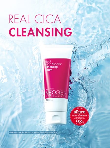  SỮA RỬA MẶT NEOGEN REAL CICA MICELLAR CLEASING FOAM 200ml 