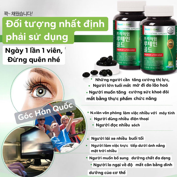  Bổ mắt Premium Lutein Gold Plus 