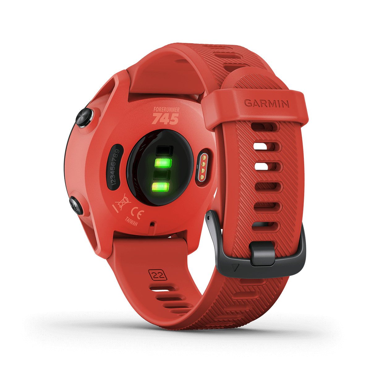  Forerunner® 745 Black |Magma Red 