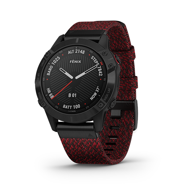  Garmin Fenix 6 Pro Black Saphire Edition 