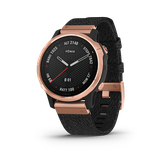  Garmin Fenix 6S - Sapphire, Carbon Gray DLC with Black Band 