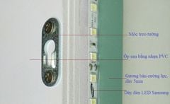 Gương soi chữ nhật 70x120cm