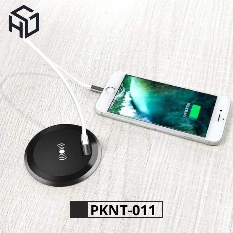 (PKNT-011) Sạc Không Dây Tích Hợp Cổng USB Type A Âm Bàn|Phụ kiện nội thất thông minh