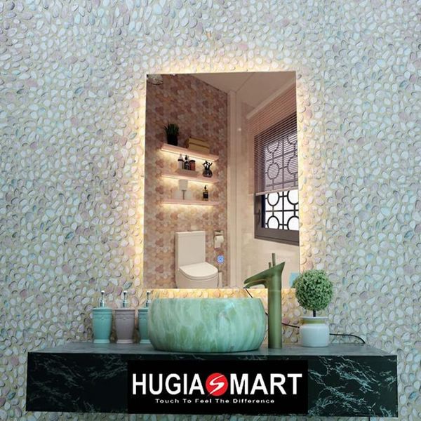 Gương tính năng chữ nhật thiết kế theo mẫu