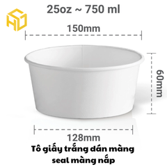 Máy Dán Miệng Tô - Giải Pháp Đóng Gói An Toàn Cho Thực Phẩm Nước Mang Đi | Máy dán hộp tròn thực phẩm | Máy dán miệng hộp thực phẩm