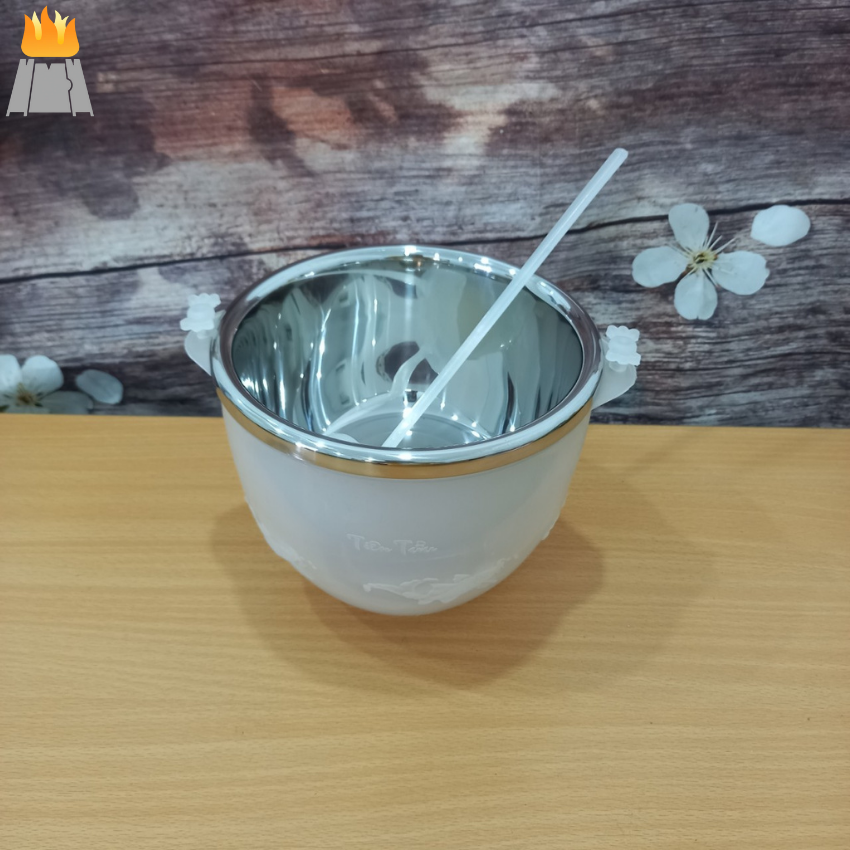 Bát Ướp Lạnh Rượu Bằng Inox - Tiện Lợi, Tặng Kèm Gáo Múc Rượu | Sản Phẩm Cao Cấp