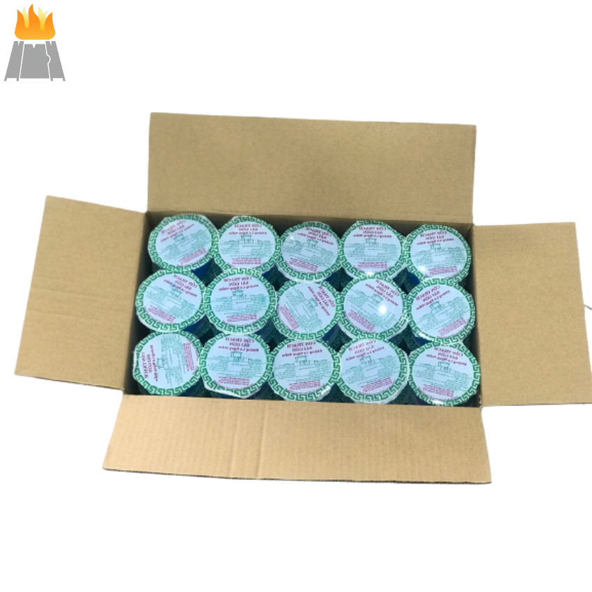 (SG125) Cồn thạch Sài Gòn 125gr/ly - Thùng 60ly - Cháy lâu, lửa mạnh - Chuyên dùng cho nấu món lẩu