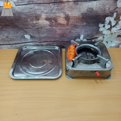 Combo Bếp Cồn Inox Vuông & Mâm Inox Vuông - Tiện Lợi, Sang Trọng Cho Gia Đình và Quán Ăn | Sản Phẩm Cao Cấp