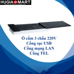 Bàn Học Tích Hợp Sạc USB, Sạc Không Dây & Ổ Cắm 220V