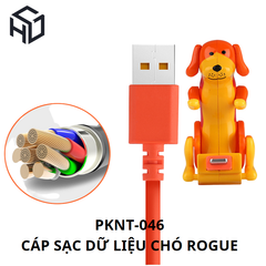 (PKNT-046) Cáp Sạc Nhanh, Truyền Dữ Liệu Type C Chó Rogue – Tốc Độ Nhanh Chóng, Thiết Kế Bắt Mắt|Phụ kiện nội thất thông minh