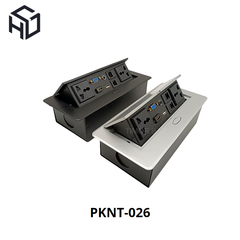 (PKNT-026) Hộp Ổ Cắm Điện Đa Năng 220V Âm Bàn | Phụ kiện nội thất thông minh