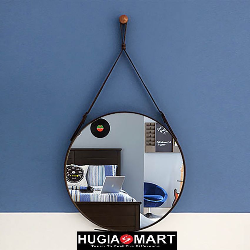 Gương Tròn Dây Da HUGIA - TD