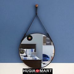 Gương Tròn Dây Da HUGIA - TD