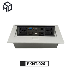 (PKNT-026) Hộp Ổ Cắm Điện Đa Năng 220V Âm Bàn | Phụ kiện nội thất thông minh