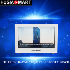 TỦ TRƯNG BÀY SẢN PHẨM KẾT HỢP MÀN HÌNH  QUẢNG CÁO TRONG SUỐT 21,5 INCH