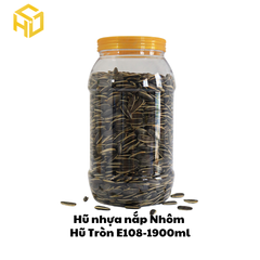 Hũ Nhựa Nắp Nhôm | Hũ Tròn E108-1900ml