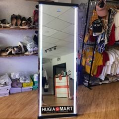 Gương soi toàn thân có đèn led cho shop thời trang 50x170cm