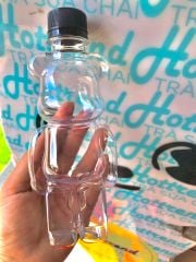 Chai Nhựa PET 250ml  gấu Bearbrick | Chai Nhua pet 250ml gấu Bearbrick