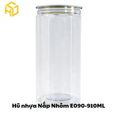 Hũ Nhựa Nắp Nhôm | Hũ Nhựa E090-910ML