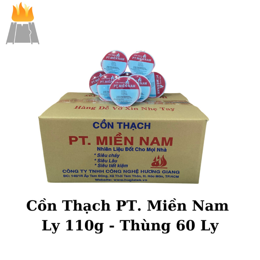 Cồn Thạch PT Miền Nam 110gr/ly - Nhiên Liệu Nấu Nướng Sạch, An Toàn | Cồn Thạch Cao Cấp|bán cồn thạch miền nam,bán cồn thạch giá rẻ, bán cồn thạch thành phát, bán cồn thạch hà nội.