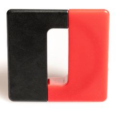 (PKNT-043) Nắp Luồn Dây Điện Hình Vuông Màu Đỏ Đen – Giải Pháp Gọn Gàng Cho Không Gian Làm Việc|Phụ kiện nội thất thông minh