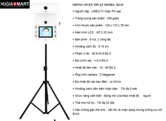 Máy đo thân nhiệt - nhận diện khuôn mặt K3AI