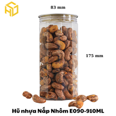 Hũ Nhựa Nắp Nhôm | Hũ Nhựa E090-910ML