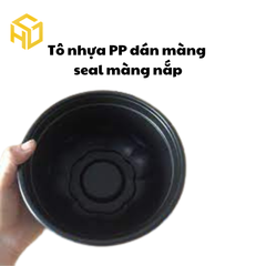 Máy Dán Miệng Tô - Giải Pháp Đóng Gói An Toàn Cho Thực Phẩm Nước Mang Đi | Máy dán hộp tròn thực phẩm | Máy dán miệng hộp thực phẩm