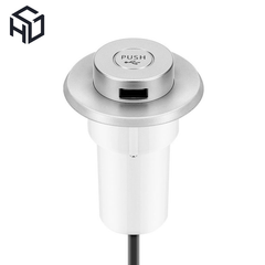 (PKNT-003) Ổ Cắm Sạc USB Type C  nhấn nhã Gắn Bàn Làm Việc | phụ kiện nội thất thông minh | Ổ cắm USB gắn vào nội thất