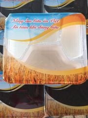 Cuộn màng dán khay thực phẩm dài 500m | Cuộn màng dán khay cơm