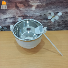 Bát Ướp Lạnh Rượu Bằng Inox - Tiện Lợi, Tặng Kèm Gáo Múc Rượu | Sản Phẩm Cao Cấp