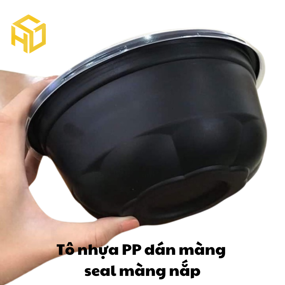 Máy Dán Miệng Tô - Giải Pháp Đóng Gói An Toàn Cho Thực Phẩm Nước Mang Đi | Máy dán hộp tròn thực phẩm | Máy dán miệng hộp thực phẩm