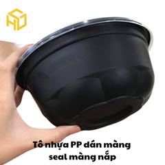 Máy Dán Miệng Tô - Giải Pháp Đóng Gói An Toàn Cho Thực Phẩm Nước Mang Đi | Máy dán hộp tròn thực phẩm | Máy dán miệng hộp thực phẩm