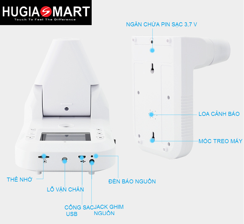 Máy đo thân nhiệt - nhận diện khuôn mặt K3AI