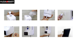 Máy sát khuẩn tự động ,máy đo thân nhiệt 2 trong 1 độ chính xác cao