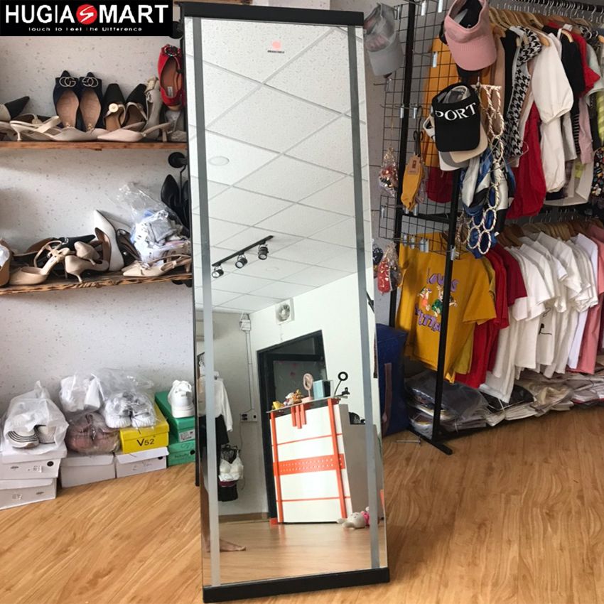 Gương soi toàn thân có đèn led cho shop thời trang 50x170cm