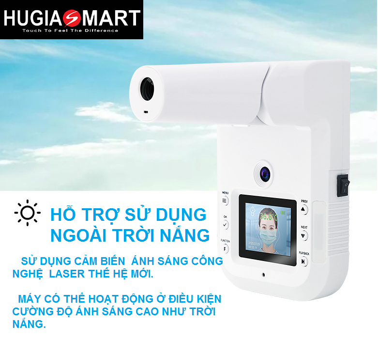 Máy đo thân nhiệt - nhận diện khuôn mặt K3AI