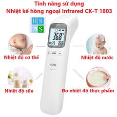 Nhiệt kế hồng ngoại treo tường hoặc chân đỡ K3-Plus
