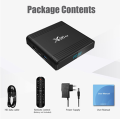 X96 Air Android TV Box - CPU Amlogic S905X3 Mạnh Mẽ, RAM 4GB, Bộ Nhớ Trong 32GB, Hỗ Trợ WiFi 2 Băng Tần chuyên dụng cho khung cảm ứng hồng ngoại