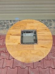 Bàn Nướng Than BBQ Gấp Gọn Tròn D60 - Tiện Lợi, Sang Trọng, An Toàn | Bàn Nướng BBQ Cao Cấp